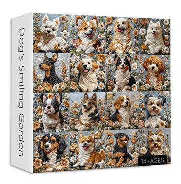 Dog's Souring Garden Puzzle de puzzle 1000 pièces
